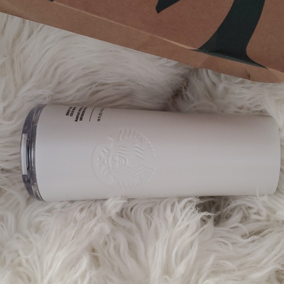 NWT Starbucks Pearlescent white Tumbler - Picture 3 of 7